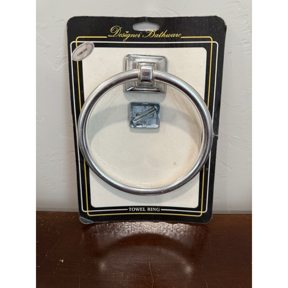 Design House Polished Chrome 6" Towel Ring Bathroom Kitchen‎